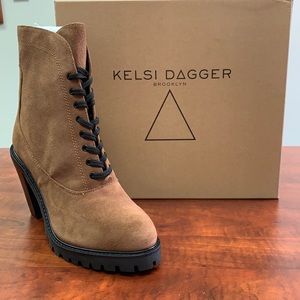 Kelsi Dagger Brooklyn Berlin Suede Boots NIB